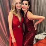 Heather Dubrow Instagram - NOT OVER this dress, this incredible event and meeting so many amazing, talented, powerful women (including the insanely talented @ddlovato )! Last week I asked you to help me pick my dress to walk the runway at @american_heart Red Dress Event and SO MANY of you choose this one!!! ( Loved them all - but you know I can’t resist a little bit of sparkle 💃🏻 ) Thank you again to @pamellaroland for this amazing dress - I felt strong, empowered, confident and BOLD ! To quote Demi here … “what’s wrong with being confident??!!” This event was so special because it embodied so much of what I care about: Raising awareness for a more-than-worthy cause and empowering women to proactively take control of their health. I was grateful for the opportunity on the red carpet to discuss Terry’s TIA and the scary but very real experience we had last year in order to raise awareness for strokes. Having @drdubrow come up from his seat and meet me on the runway for a special moment was the cherry on top ❤️