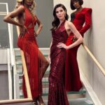 Heather Dubrow Instagram - NOT OVER this dress, this incredible event and meeting so many amazing, talented, powerful women (including the insanely talented @ddlovato )! Last week I asked you to help me pick my dress to walk the runway at @american_heart Red Dress Event and SO MANY of you choose this one!!! ( Loved them all - but you know I can’t resist a little bit of sparkle 💃🏻 ) Thank you again to @pamellaroland for this amazing dress - I felt strong, empowered, confident and BOLD ! To quote Demi here … “what’s wrong with being confident??!!” This event was so special because it embodied so much of what I care about: Raising awareness for a more-than-worthy cause and empowering women to proactively take control of their health. I was grateful for the opportunity on the red carpet to discuss Terry’s TIA and the scary but very real experience we had last year in order to raise awareness for strokes. Having @drdubrow come up from his seat and meet me on the runway for a special moment was the cherry on top ❤️