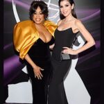 Heather Dubrow Instagram - Had the BEST time celebrating @niecynash1’s birthday over the weekend!!! You know I love a good party and @drdubrow… well- I guess you can say he loves a good puppy 🤷🏻‍♀️ Such a fun night and it’s always a good time running into old and new friends (SWIPE) ❤️❤️💃🏻