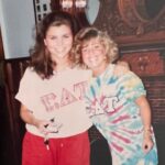 Heather Dubrow Instagram - #FBF with my dear sorority sister @stacyfritz ! Omg - I had certainly gained the freshman 15 ( or 25?!) and it’s not lost on me that Sigma Delta Tau looks like the word EAT! lol ALL joking aside , I look at this picture and I just see HAPPY. Such great memories @sigmadeltatau_su @syracuseu LET ME BE CLEAR… that at this time - I was happy as a person but not happy with my weight … and it’s taken me THIS MANY YEARS to be happy with both. That’s the lesson. It was all ALWAYS ok. Oh yeah - and also smoked back then … so many lessons to learn 🤦🏻‍♀️🤷🏻‍♀️❤️