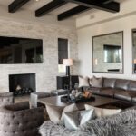 Heather Dubrow Instagram - Reminiscing WAY back to our old Newport house & what an honor it was to be featured in @archdigest – That being said… We have very some exciting projects coming up so I have home design on my mind !! And one thing about me is that I will forever love the process of building homes from scratch, designing spaces, blending interior design styles, making a house feel like HOME, and everything that comes with the home building process. SWIPE through for a little blast from the past… I always loved the dark wood exposed beams and still think about the closet !! Who remembers this home ??? I’d love to hear what your favorite design element is or how you would describe your home-style ! Let’s talk ❤️❤️