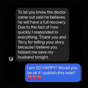 Heather Dubrow Instagram - When we shared Terry’s TIA experience, we were hoping we could save lives. We’ve received so many messages but this one in particular meant the world. ( swipe). ❤️ I want to open the comments up to answer any questions, talk about YOUR experiences, and bring more awareness to TIA and strokes. ❤️ Remember the warning signs … BE FAST( Balance , Eye focus, Facial drooping, Arms strength & can they lift overhead ?, Speech slur, TIME… get to the hospital!)