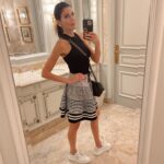 Heather Dubrow Instagram - I know it’s been an extremely heavy week 💔 So, to take a little break from the news, I’m here to bring you a small, feel-good distraction … fashion! I had so much FUN putting together the looks for my epic Paris trip - from dinner night one at @gigi_restaurant to the @louisvuitton fashion show and beyond (full recap on my podcast) ! Which look is your favorite? Which would you wear ? 1, 2, 3, 4, 5, or 6? **Special thank you to Christopher, Micki and my friends at Louis Vuitton for hosting me !