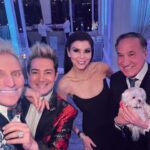 Heather Dubrow Instagram - Had the BEST time celebrating @niecynash1’s birthday over the weekend!!! You know I love a good party and @drdubrow… well- I guess you can say he loves a good puppy 🤷🏻‍♀️ Such a fun night and it’s always a good time running into old and new friends (SWIPE) ❤️❤️💃🏻