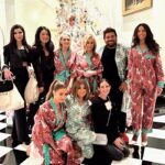 Heather Dubrow Instagram - TIS’ THE SEASON for caviar bumps and bumping into my fabulous friends !!! 💃🏻❤️ !! Thank you @kathyhilton for including me in the festivities!!!! SWIPE to see me lose my “caviar bump” virginity 😂 ( so glad it’s legal!!!) and more fun pics from the party and dinner with the husbands after !!!! Can you tell I love the holidays???