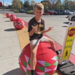 Heather Morris Instagram – 8 years old today. hbd big O. Love you to the moon my little bub