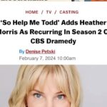 Heather Morris Instagram – The beans hath been spilled:::
BEYOND thrilled to announce I’ll be playing pretend on Season 2 of SO HELP ME TODD alongside @skylarastin @mgh_8 on @cbstv Also joining in on the fun is THE @sandragbernhard which has me gagging. A GINORMOUS thank you to the creator and show running @scottpprendergast for this opportunity to play yet another fun, quirky character
Season 2 premieres Feb 15th on CBS! Tune in and catch up and can’t wait to see you in your living room (don’t worry I won’t peak)