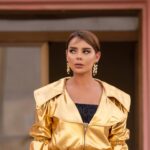Heba ElSisi Instagram - Disco Disco 🌟⭐️ Photogrpher @mahmoudsamyph Outfit @@ghalyofficial1 @ghaly_fashion_designer Stylist @stylebymaram Earring @taleed_lamya Makeup @asmaa_said_33 Hair @amer.6077 #hebaelsisy #gold