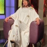 Heba ElSisi Instagram - #برنامج_هندسه_الكون Koftan @dalasstyle Earing & bracelet @taleed_lamya Makeup @asmaa_said_33 Location @alshamseg