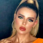 Heba ElSisi Instagram - Who loves orange color? 🍊 Beautiful dress @ghaly_official30 @ghaly_fashion_designer Makeup artist @gygyawed.makeupartist Hairstyle Mina @richardelboustanylive Photographer @azmycam Styling by @by_lamiskhalil #hebaelsisy #houtecouture #makeup #hair #egypt