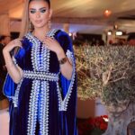 Heba ElSisi Instagram - 💙💙💙💙💙 Kaftan @sehamaraby Makeup @makeupgygyawed Earring & bangle @taleed_lamya #ramadan #hebelsisy Taken by @hesham_pop @samehselim.official