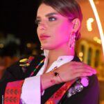 Heba ElSisi Instagram - #ramdannights @madinatygolf Kaftan @marwaalhawarydesigns Makeup @nesrine_makeup_artist Eearing & bangles & clutch @taleed_lamya Taken by @azmycam @mahmoud.hassaballah @aminmohamedphotography #hebaelsisy