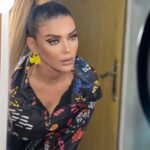Heba ElSisi Instagram - من كواليس برنامج بنشتري راجل علي قناه الشمس Behind the scenes of program @bnshtryragel on @alshamseg Outfit @world.of.fashion12 Makeup @waleedeltorkybeautysalon Hair @amer.6077 #hebaelsisy #bnshtry_ragel #بنشتري_راجل #alshamschannel