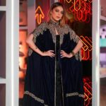 Heba ElSisi Instagram - It was a such beautiful company 🤩@taj_nights shour by @cffagency #ramdannights #hebaelsisy Kaftan @nanaskaftans Makeup @makeupgygyawed Earring & bangles &bag @taleed_lamya Hair @chezrichard Taken by Mego @maged_helal