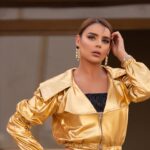 Heba ElSisi Instagram - Disco Disco 🌟⭐️ Photogrpher @mahmoudsamyph Outfit @@ghalyofficial1 @ghaly_fashion_designer Stylist @stylebymaram Earring @taleed_lamya Makeup @asmaa_said_33 Hair @amer.6077 #hebaelsisy #gold