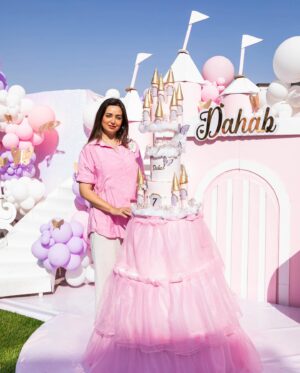 Heba Magdi Instagram - Dahab’s birthday 
Happy Birthday our little princess 👸🏼
_______________
Catering @nisantasi.eg 
Decorations @planova4events 
Cake @partito_cake_byasma 
Entertainment @disc_jockey_group 
Outfit @be_my_guest_shopping 
Jewelry @abboud_designs 
Kids Photographer @israafarahatphotography