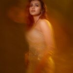 Hebah Patel Instagram - Styled by @officialanahita Wearing: @majesticbyjapnah Makeup: @makeupbyramakrishna @vijjireddyskht Style team: @pranathivarma.k Pic: @adrin_sequeira