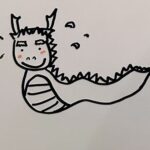 Hebe Tien Fu-chen Instagram - 出水福龍 甄不知道從哪一年開始，走上這條在年節禮盒賀卡上，畫該年生肖的不歸路。 其實從去年兔年過年，我就開始擔心要怎麼畫龍，導致整個事業重心完全擺錯地方，放錯重點。 龍，真是一個神秘的存在，畢竟大家都沒看過他本龍。 正當我憂心忡忡，遲遲難下筆，陷入畫龍這攤死水，傷神哀哀叫之時，化妝師好友建議不如畫卡通版的龍，於是才出水福龍。 大年初三，和大家分享這談何龍易、勵志感人的故事。教會大家，天下無難事，只要你有心，整個宇宙龍會來幫你；也教壞大家，不事生產的推託之詞。 獻上出水福龍進化史，記錄我鍥而不捨的努力，也記得自己的天賦不在畫畫這兒。 無論長成怎樣，每一隻都是我獨一無二、珍貴的龍寶寶。 祝大家 新年快樂！ 龍心大悅！ #被畫畫耽誤的歌手哈哈 #想太多