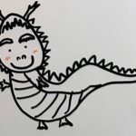 Hebe Tien Fu-chen Instagram - 出水福龍 甄不知道從哪一年開始，走上這條在年節禮盒賀卡上，畫該年生肖的不歸路。 其實從去年兔年過年，我就開始擔心要怎麼畫龍，導致整個事業重心完全擺錯地方，放錯重點。 龍，真是一個神秘的存在，畢竟大家都沒看過他本龍。 正當我憂心忡忡，遲遲難下筆，陷入畫龍這攤死水，傷神哀哀叫之時，化妝師好友建議不如畫卡通版的龍，於是才出水福龍。 大年初三，和大家分享這談何龍易、勵志感人的故事。教會大家，天下無難事，只要你有心，整個宇宙龍會來幫你；也教壞大家，不事生產的推託之詞。 獻上出水福龍進化史，記錄我鍥而不捨的努力，也記得自己的天賦不在畫畫這兒。 無論長成怎樣，每一隻都是我獨一無二、珍貴的龍寶寶。 祝大家 新年快樂！ 龍心大悅！ #被畫畫耽誤的歌手哈哈 #想太多
