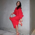 Heidi D'Amelio Instagram - Vday date night outfit inspo ❤️🌹 anyone else loving monochromatic looks like I am??