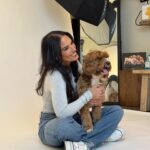 Heidi D'Amelio Instagram - A photoshoot with all 5 dogs was a chaotic dream come true! I’m so honored have worked with @charlienunnphotography for a special project with @wagsandwalks 🐾📸 #dogphotoshoot #dogs #dameliofootwear