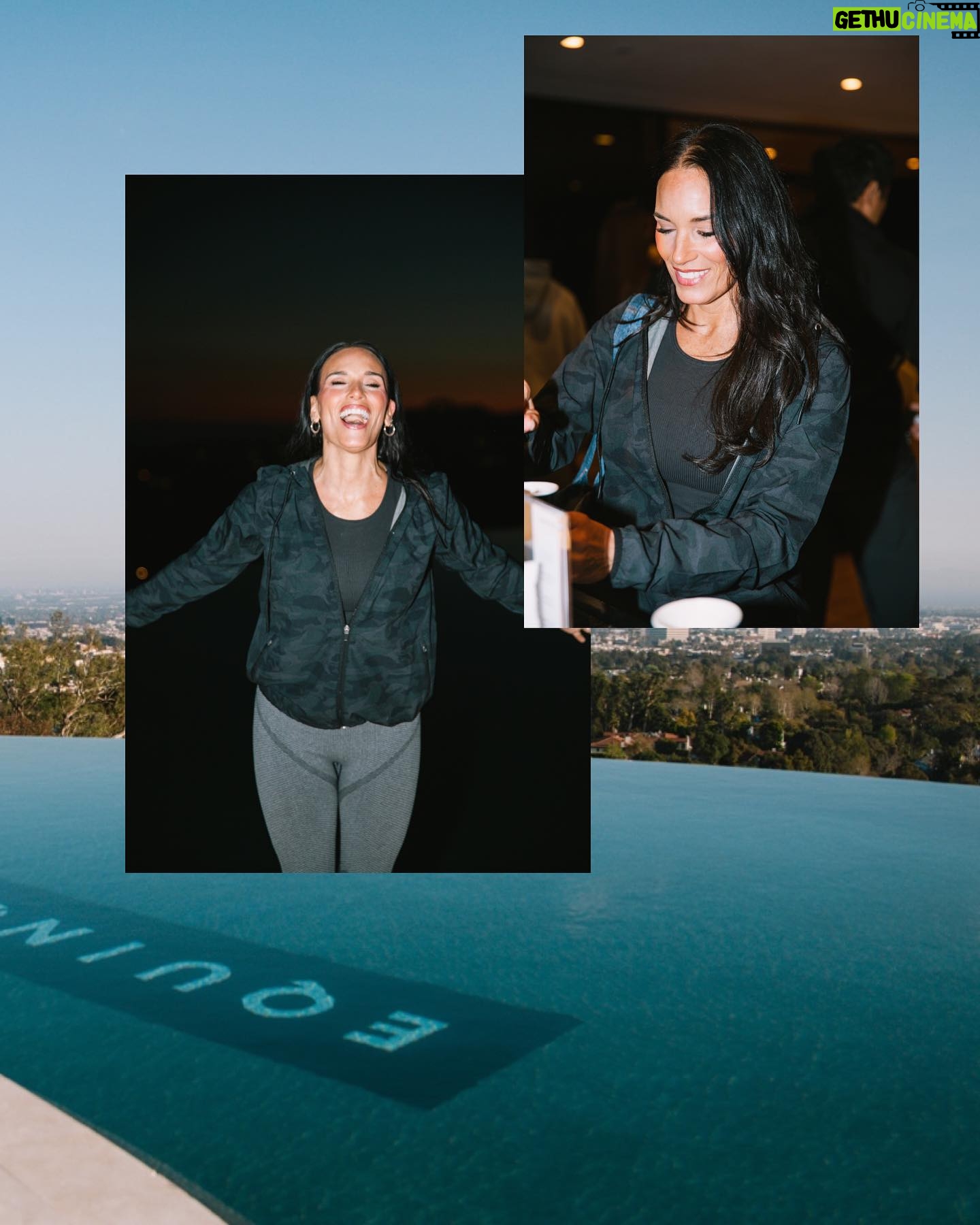 Heidi D'Amelio Instagram - Restorative yoga with friends and a breathtaking view is just what my body and soul needed! 🌇🧘🏻♀️✨ Huge thank you to @equinox for this beautiful Equinox Vernal event!