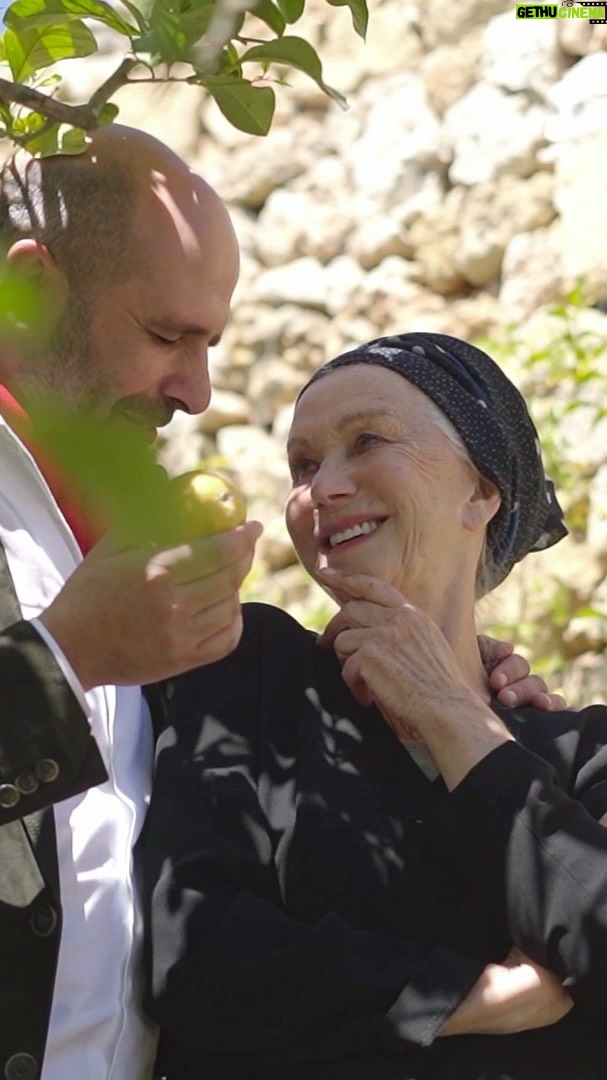 Helen Mirren Instagram - I was thrilled that my friend and admired colleague, Checco Zalone, asked me to appear with him in a video in Italy to promote taking the vaccine. To work with a man of such elegance and brilliance is truly an honour!