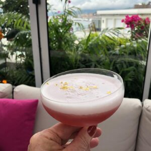Helen Mirren Instagram - is this the most elegant cocktail ever? it’s the ‘Chopard’ Feom th amazing Chopard Terrace in Cannes Maybe on a par with the Helen F——-ing Mirren at Pals in New Orleans?  I love a cocktail