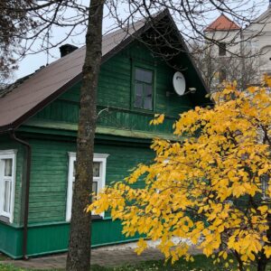 Helen Mirren Instagram - the pretty houses of Lithuania