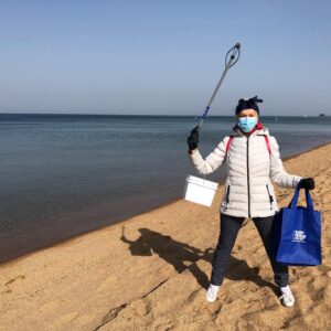Helen Mirren Instagram - Eco Warrior! Clean up at Nevada Beach, with the great people of the League to save Lake Tahoe KEEP TAHOE BLUE. Please, wherever you are, take your cigarette butts and All Plastic home with you. The birds and the fish and the humans will be grateful