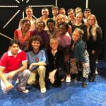 Helen Mirren Instagram – the national youth theater company after a very fun production of Midsummer nights dream. great work all