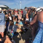 Helen Mirren Instagram – Actually I am in the Crescent City loving Jazz Fest again.  Where else do you find Katy Perry and white dudes in socks and sandles living the New Orleans music dream  second line baby!
