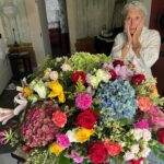 Helen Mirren Instagram - The most gorgeous flowers from @dolcegabbana, designed by Master Florist Bruno Bugiani of @manifesto_flowers_milano!