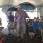 Helen Mirren Instagram – Actually I am in the Crescent City loving Jazz Fest again.  Where else do you find Katy Perry and white dudes in socks and sandles living the New Orleans music dream  second line baby!