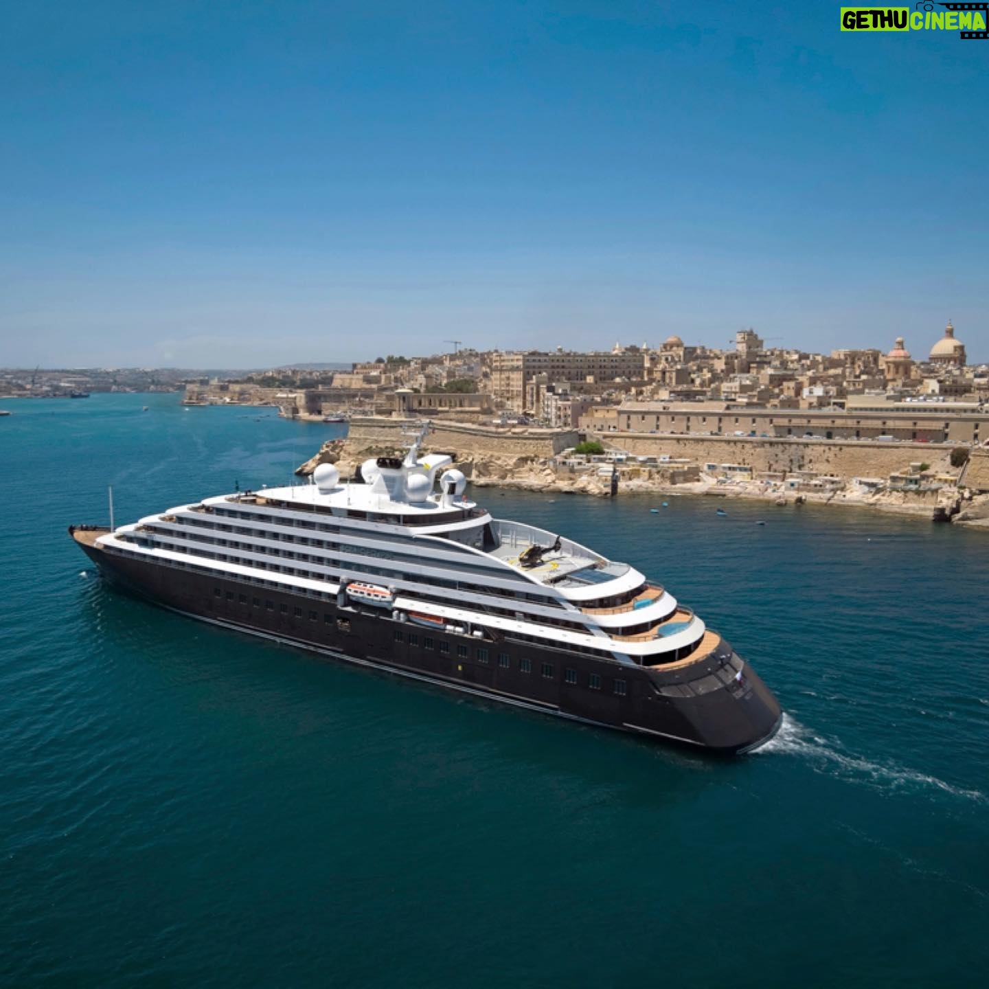 Helen Mirren Instagram - Did you know cruise ships have godmothers too? They are selected to bring good luck and protection to the vessel. Meet my godchild, Scenic Eclipse. Excited and honoured to christen her in New York City on September 10. #sceniceclipse