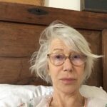 Helen Mirren Instagram - in return for this pic of me literally first thing in the morning, please donate to the intensive care support at https://platform.nationalfundingscheme.org/COVID.ICS?charity=COVID.ICS#.XoNf4y9lCfA thanks so much
