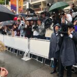 Helen Mirren Instagram – dedicated fans in rainy Cannes, love them!