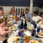 Helen Mirren Instagram - when Italians eat.. it’s a family affair
