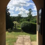 Helen Mirren Instagram - View from a church door, and it called St Helen‘s