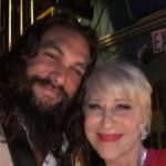Helen Mirren Instagram - backstage oh Lord lucky me