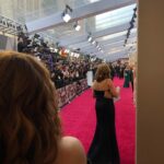 Helen Mirren Instagram - the start of the red carpet.. breath in head up hoike spanks and off we go.. smile!