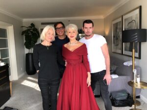 Helen Mirren Instagram - thank you team for making an empress out of a serf!