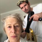 Helen Mirren Instagram - very before .. Richard and joe and lee work their magic what did you think? it all came naturally?