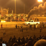 Helen Mirren Instagram – at my first truck pull. Gardenerville Nevada.
the kids ran all night trying to beat the truck. noisy smelly and fun. There was some metal out there