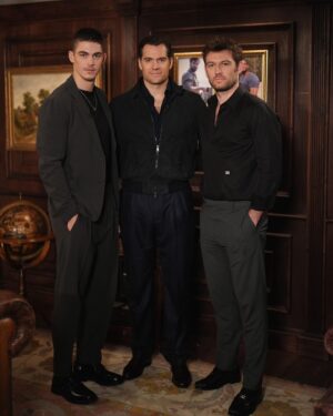 Henry Cavill Instagram - These two wonderful wonderful chaps! What a lucky man I am to have been able to do press with them. We were missing the other Henry and Big AL but we managed to scrape through without them!

If you would like to see more of these two chaps, plus the other two not pictured here (you'll have to imagine what they look like) go check them out in the Ministry of Ungentlemanly Warfare in cinemas on April 19th in the US. I'll be in that movie, too.  

@AlexPettyfer
@Hero_ft
#UngentlemanlyWarfare