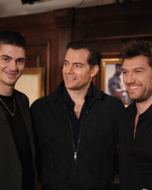 Henry Cavill Instagram - These two wonderful wonderful chaps! What a lucky man I am to have been able to do press with them. We were missing the other Henry and Big AL but we managed to scrape through without them!

If you would like to see more of these two chaps, plus the other two not pictured here (you'll have to imagine what they look like) go check them out in the Ministry of Ungentlemanly Warfare in cinemas on April 19th in the US. I'll be in that movie, too.  

@AlexPettyfer
@Hero_ft
#UngentlemanlyWarfare