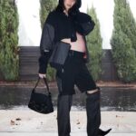 Hila Klein Instagram - All black look with our zip off set