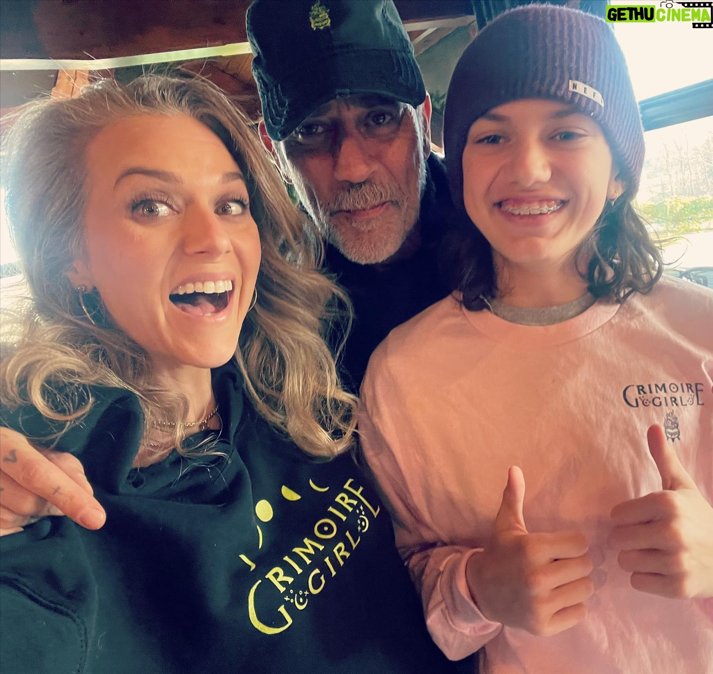 Hilarie Burton - 67.8K Likes - Everything in my house is pink and green. 🌸🌲
It’s my favorite color combo.
So naturally, when people started messaging me and asking for #grimoiregirl merch for the holidays, I had to make sure these items fit into our home!
Thanks to my boys- Gus and @jeffreydeanmorgan - for helping mama with an impromptu photo shoot. Gus called dibs on my long sleeve shirt and Jeffrey has made off with my hat!! But the family that conjures together, stays together. Now off to pickup George who will surely be trying to steal my hoodie. 💖
Who are YOU gifting with magic this holiday season??
Copies of Grimoire Girl can be found in the link in my bio and these super cozy merch items are at :
https://www.grimoiregirlshop.com/
Link for that is also in my bio.
🌳💕🐍🍡🎟️🪀🩰🧃🍬🌸🌵🦩🪴👛🦖💒🫛
The last slide is our best attempt at modeling. Gus calls it “rusty steel”.