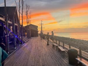Hilarie Burton Instagram - I was given great advice awhile back by my dear friend @tara_shafer to take solo trips with each of my kids whenever I could. That one-on-one attention is so important. So last night, Gus and I trekked to Manteo to catch @thelostcolony show. 
Fun fact: while everyone else was getting drunk at senior year beach week, I made my friends come to this show with me. The Lost Colony is a HUGE deal if you’re a theater kid from the NC/VA area. It’s the original outdoor drama and is currently in its 86th year….That’s insane! (point of reference, Phantom of the Opera ran for a measly 35 years) 
So many members of the Outer Banks community have nurtured this show over the years and it’s alumni are a who’s who of familiar tv faces and local heroes. 
My dude loves theater and so it was fun to go on the backstage tour (thank you to our guides!) where he was allowed to put on Andy Griffith’s armor from his time in the production. 

Pretty soon this teenager will be too cool for his ol mom, so I’ll take these dates any time I can get em. 
Xo