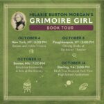 Hilarie Burton Instagram – Okay Coven!!! 
Grimoire Girl Book Tour is announced!!! 🧙‍♀️🧙‍♀️🧙‍♀️

New link in my bio with tickets and preorders. ✨

I am a DEEPLY sentimental woman, and so crafting this book tour was about going to places that feel like home and sitting in conversation with people who feel like family.
Each one of these stops is going to be different and special in their own way and so I hope you can come to as many of them as possible! Some venues have more capacity than others, so grab your tickets while they’re hot. If you missed the opportunity to get a signed copy, books sold on tour will all be pre-signed as well!

🌸 First stop will be in the home where all my dreams came true, New York City. On October 4th we’ll be seeing you at @bntribeca with my favorite mystical woman @danneelackles512 .

🌸 Then on October 8, we will be talking to as many of you as possible in our largest venue, @bardavonpresents where the books will be supplied by my local bookstore @oblongbooks . Can’t wait to celebrate the Hudson Valley where I have built my current home and community. Fans of the #RuralDiaries will want to come to this one!

🌸After that, I’m headed to meet with my hero @ahoffmanwriter and discuss BOTH of our books on October 12! She and I will be chatting it up at @artsatthearmory where books will be provided by @brooklinebooksmith . Alice’s book #theinvisiblehour just came out this week so grab your copy now! It’s wonderful!

🌸The stop on October 14 may be the most emotional. Back in 1990, at eight years old, I wandered into the Park View High School auditorium to audition for The Sound of Music. That show changed the trajectory of my life. In just a short amount of time, my old high school building will be torn down to make way for a brand spanking new facility for the much deserving kids of Sterling Park. So getting to do a tour stop in the auditorium that made me before it is gone forever is just……..😭. A big deal. I love that place. Someone bring tissues pleaseandthankyou! Shoutout to @birchtreebookstore for supplying copies of Grimoire Girl at this event!

More announcements coming up in the future. Thank you for ALL the thousands of preorders! You all are magic!